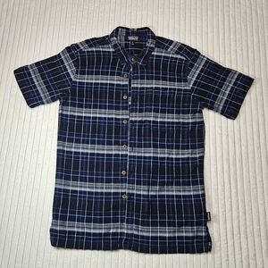 Patagonia Men's Dark Blue Checkered Shirt